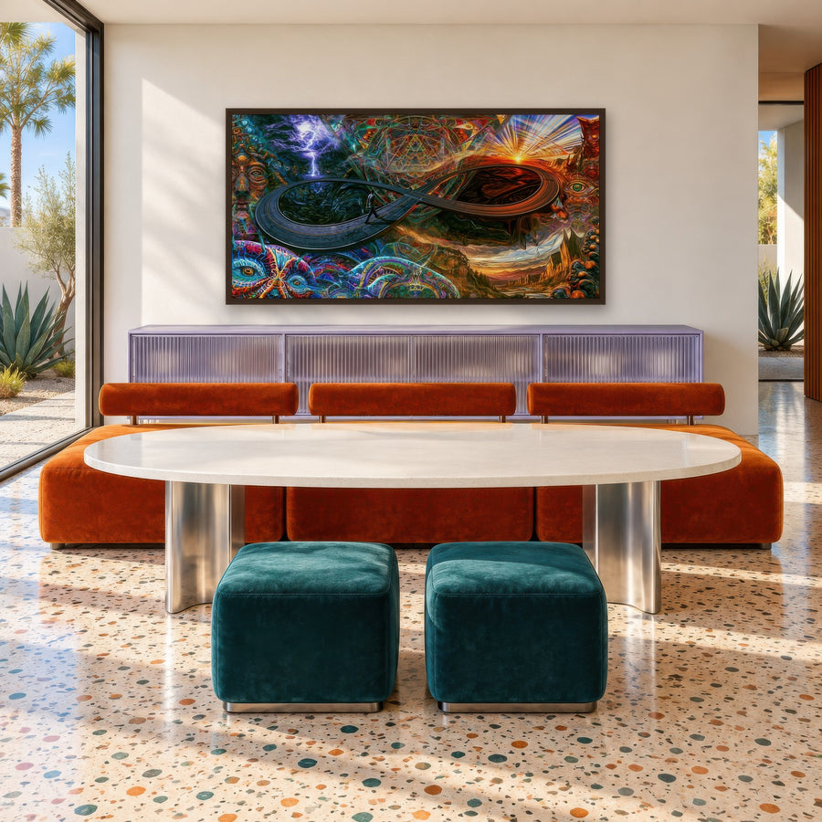 Cave to Sunburst – Psychedelic Wall Art