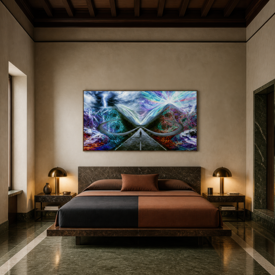Path of Fire and Storm – Psychedelic Wall Art