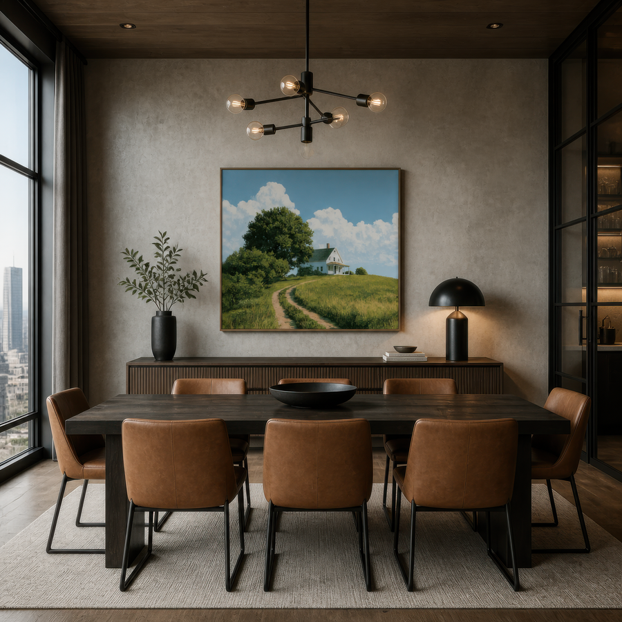 Farmhouse Hillside Path – Farmhouse Wall Art
