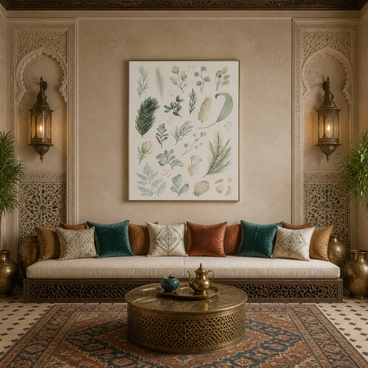 Botanical Specimen Chart – Vintage Illustration Wall Art