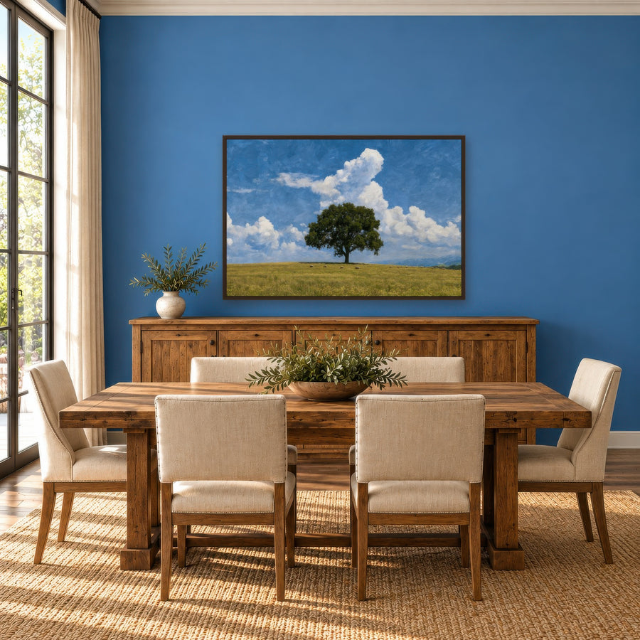 Lone Tree in the Field – Impressionist Wall Art